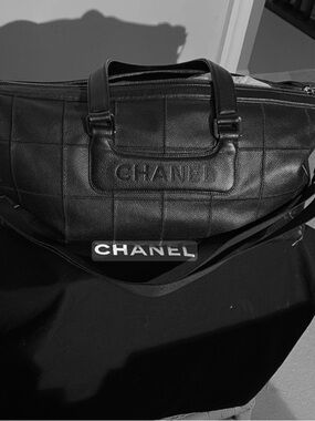 CHANEL Black Quilted Bag